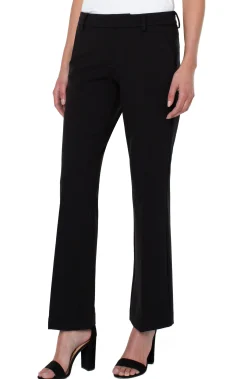 Liverpool Los Angeles Pants-PETITE KELSEY FLARE TROUSER SUPER STRETCH Black