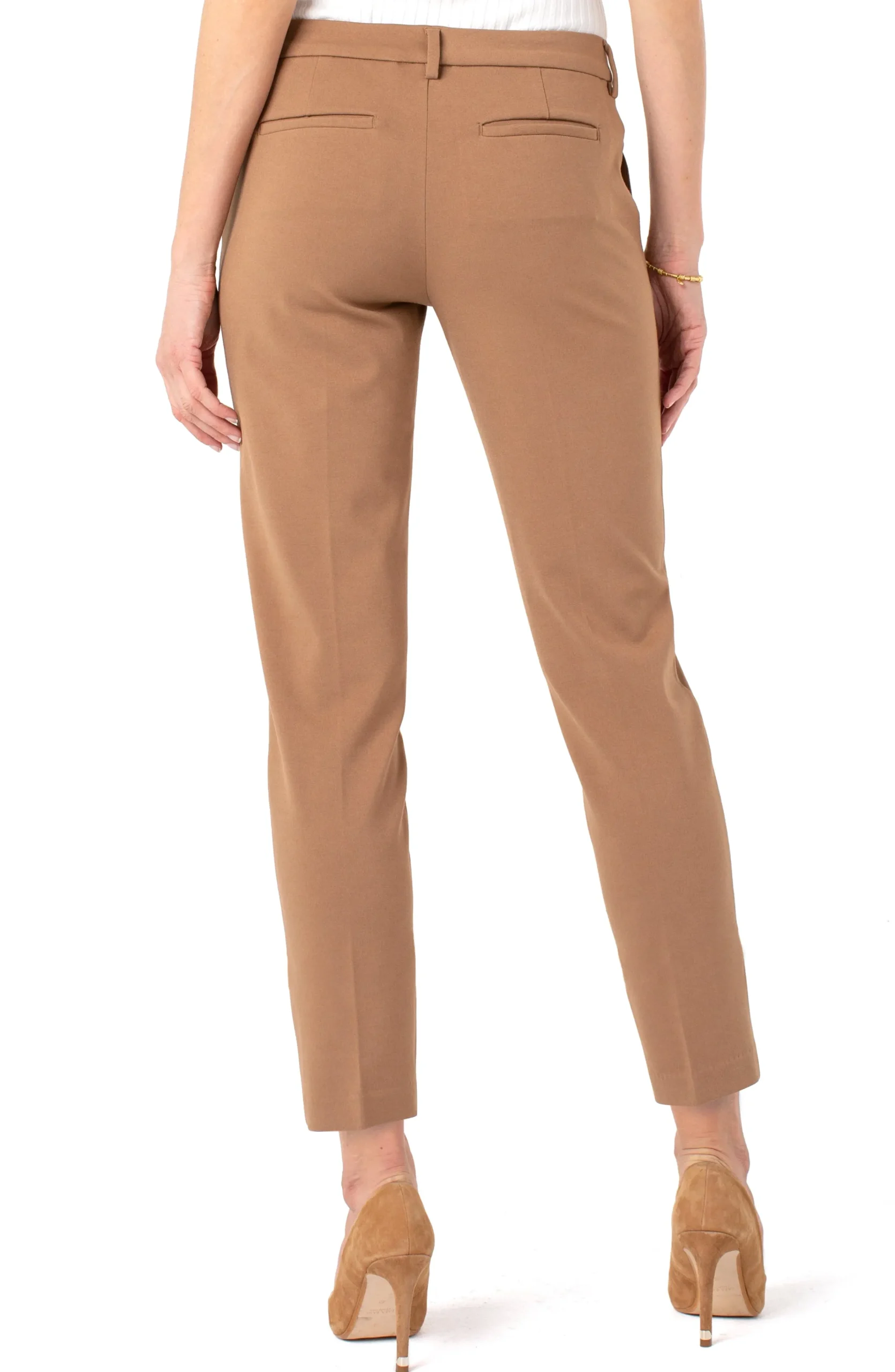 Liverpool Los Angeles Pants-PETITE KELSEY KNIT TROUSER SUPER STRETCH Maple