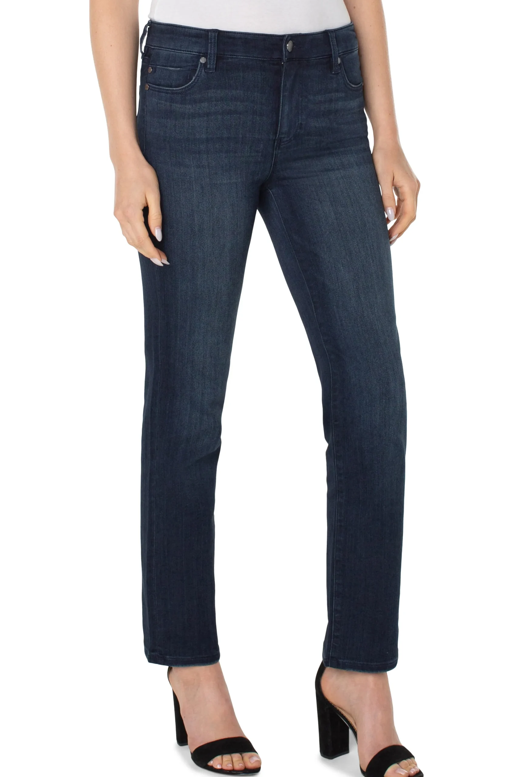 Liverpool Los Angeles Jeans-PETITE KENNEDY STRAIGHT Westportwash