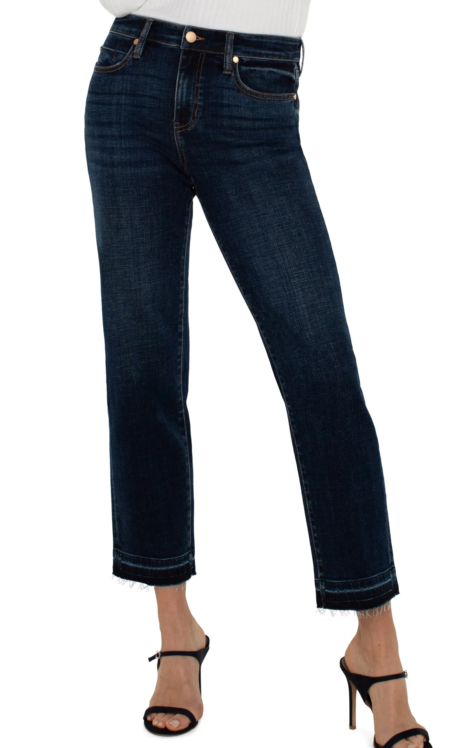Liverpool Los Angeles Jeans-PETITE LIV NON-SKINNY SKINNY WITH LET DOWN HEM Albany