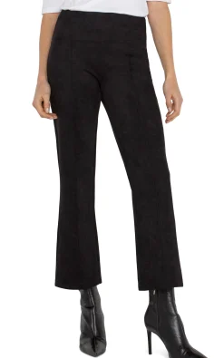 Liverpool Los Angeles Pants-PETITE PEARL CROP FLARE Black