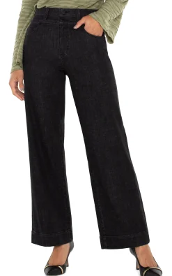 Liverpool Los Angeles Jeans-PETITE STRIDE HI-RISE WIDE LEG Rockville
