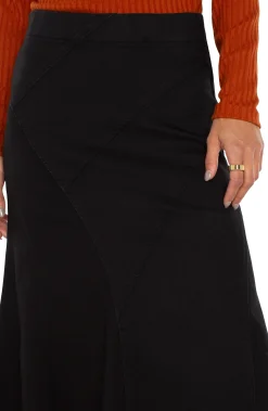 Liverpool Los Angeles Skirts|Skirts-PULL ON MERMAID MAXI SKIRT Blackrinse