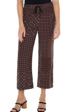Liverpool Los Angeles Knit Pull-On-PULL ON WIDE LEG CROP TROUSER Patchworkgeoditsy