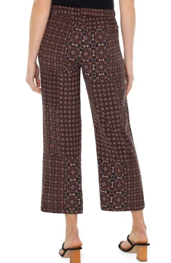 Liverpool Los Angeles Knit Pull-On-PULL ON WIDE LEG CROP TROUSER Patchworkgeoditsy