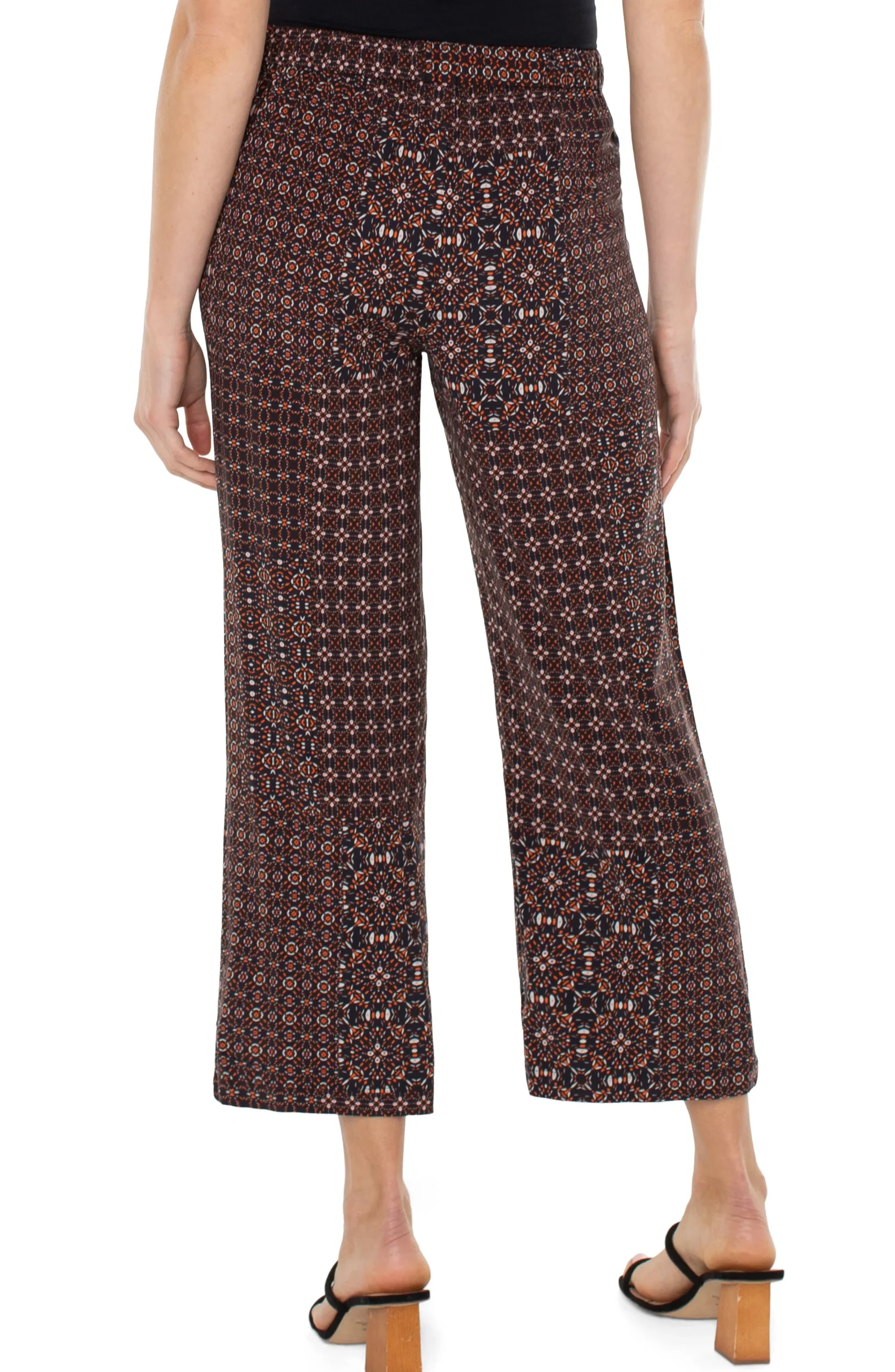 Liverpool Los Angeles Knit Pull-On-PULL ON WIDE LEG CROP TROUSER Patchworkgeoditsy