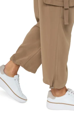 Liverpool Los Angeles Pants|Utility Pants-PULL-ON PARACHUTE CARGO PANTS Palosanto