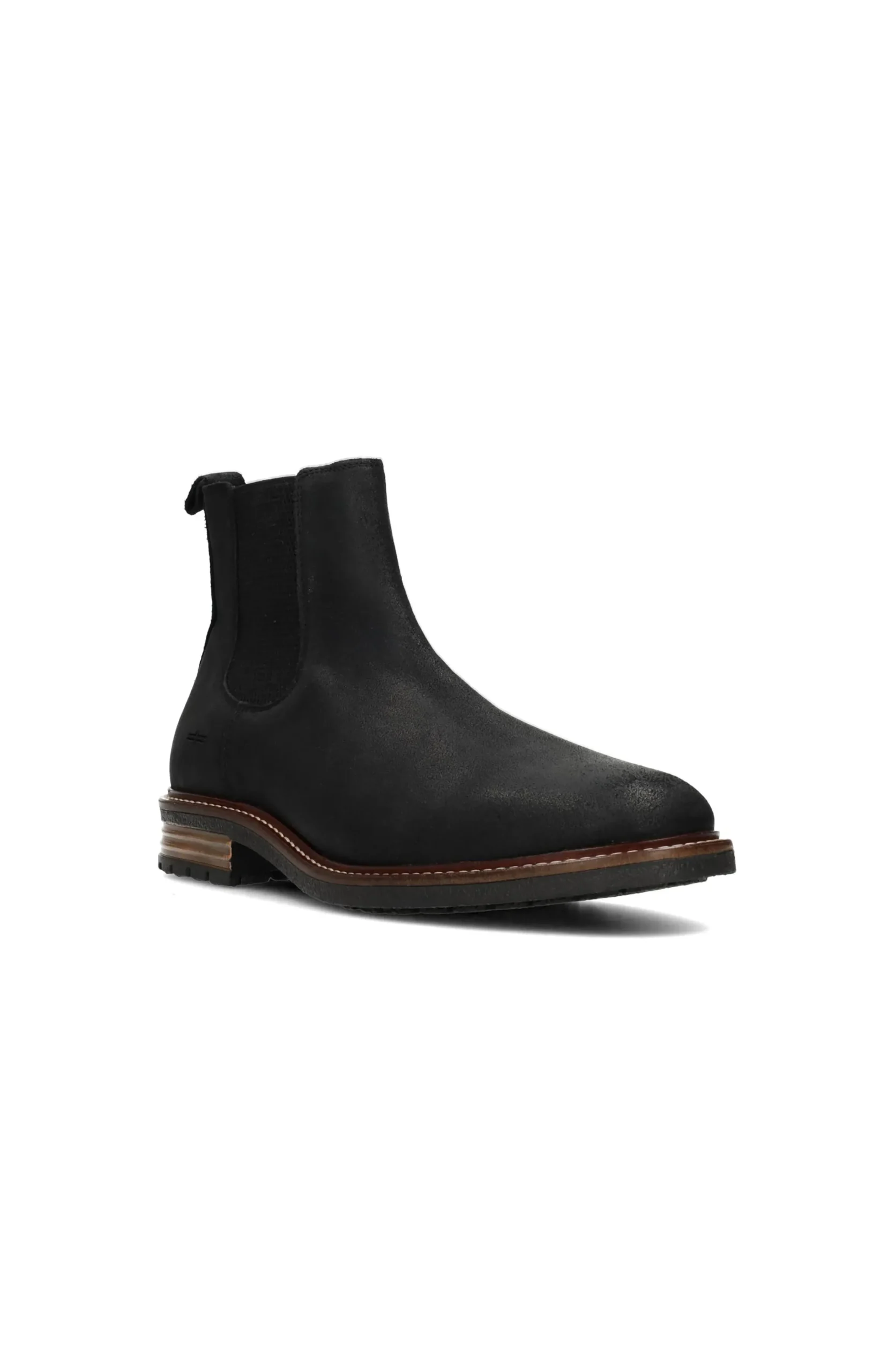 Liverpool Los Angeles Boots-RAIL SUEDE LEATHER BOOT Blackoilsuede