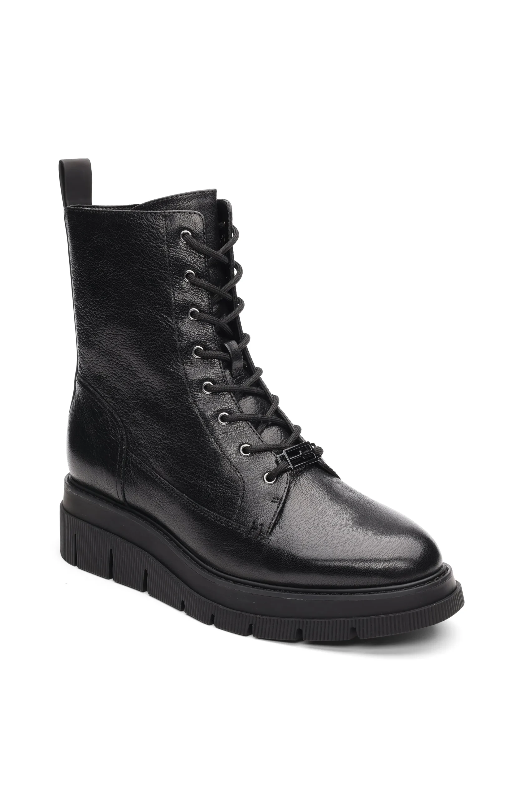 Liverpool Los Angeles Boots-REDLANDS LACE UP BOOTIE Black
