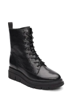 Liverpool Los Angeles Boots-REDLANDS LACE UP BOOTIE Black