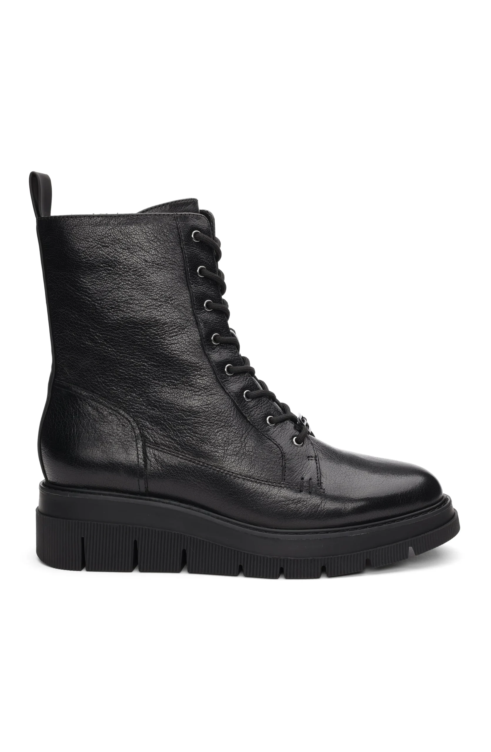 Liverpool Los Angeles Boots-REDLANDS LACE UP BOOTIE Black