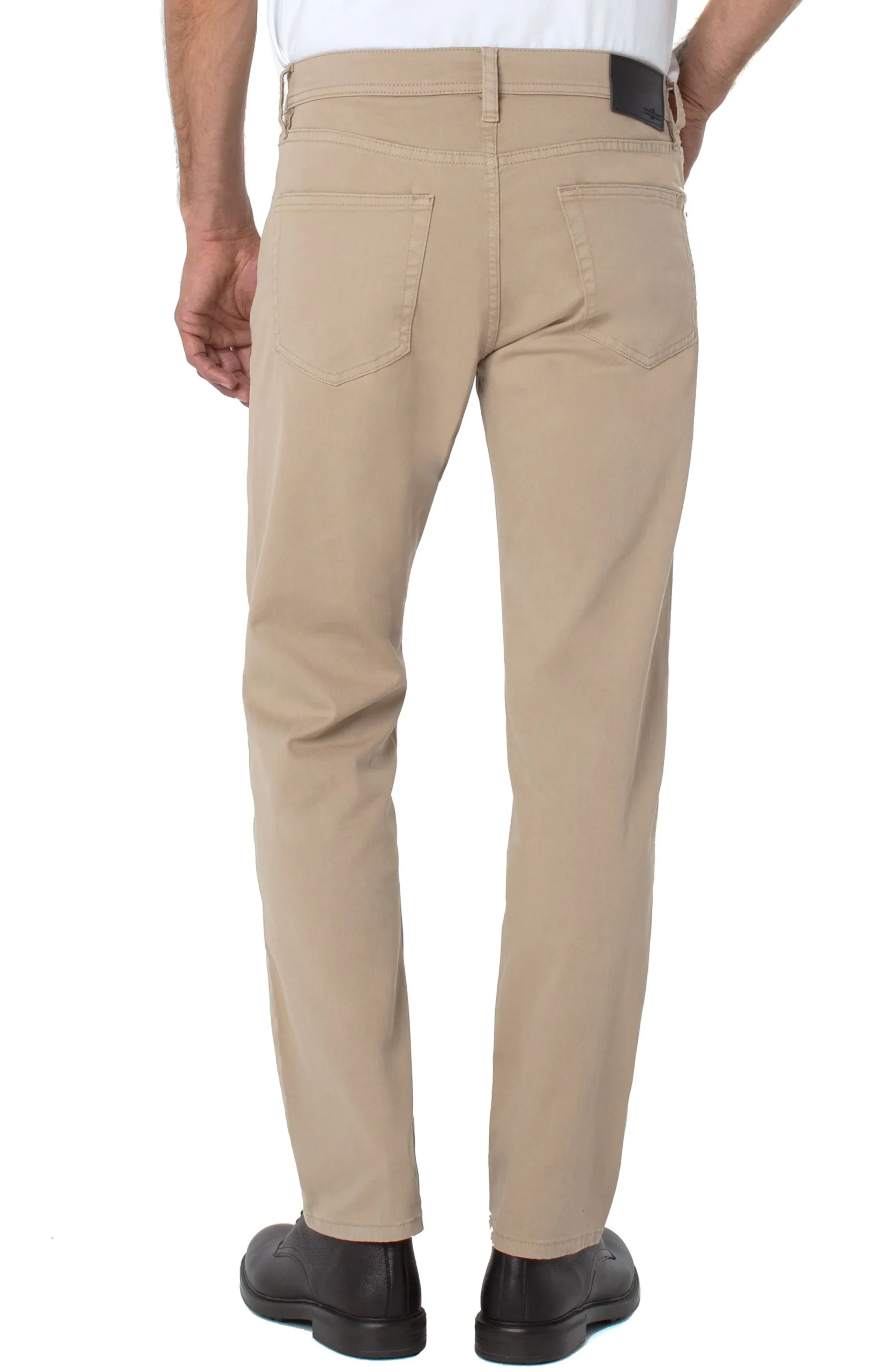 Liverpool Los Angeles Colored Twills|Relaxed Straight-REGENT RELAXED STRAIGHT PEACHED COLORED TWILL Khaki