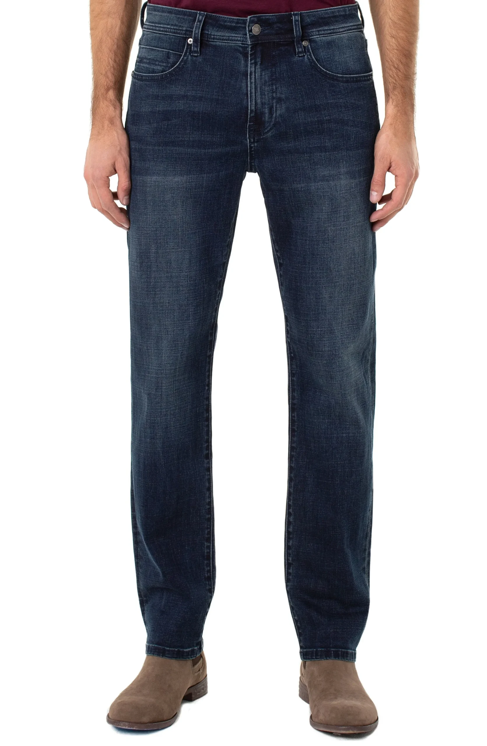 Liverpool Los Angeles Relaxed Straight|Jeans-REGENT RELAXED STRAIGHT WITH COOLMAX - ECO Paloaltodark