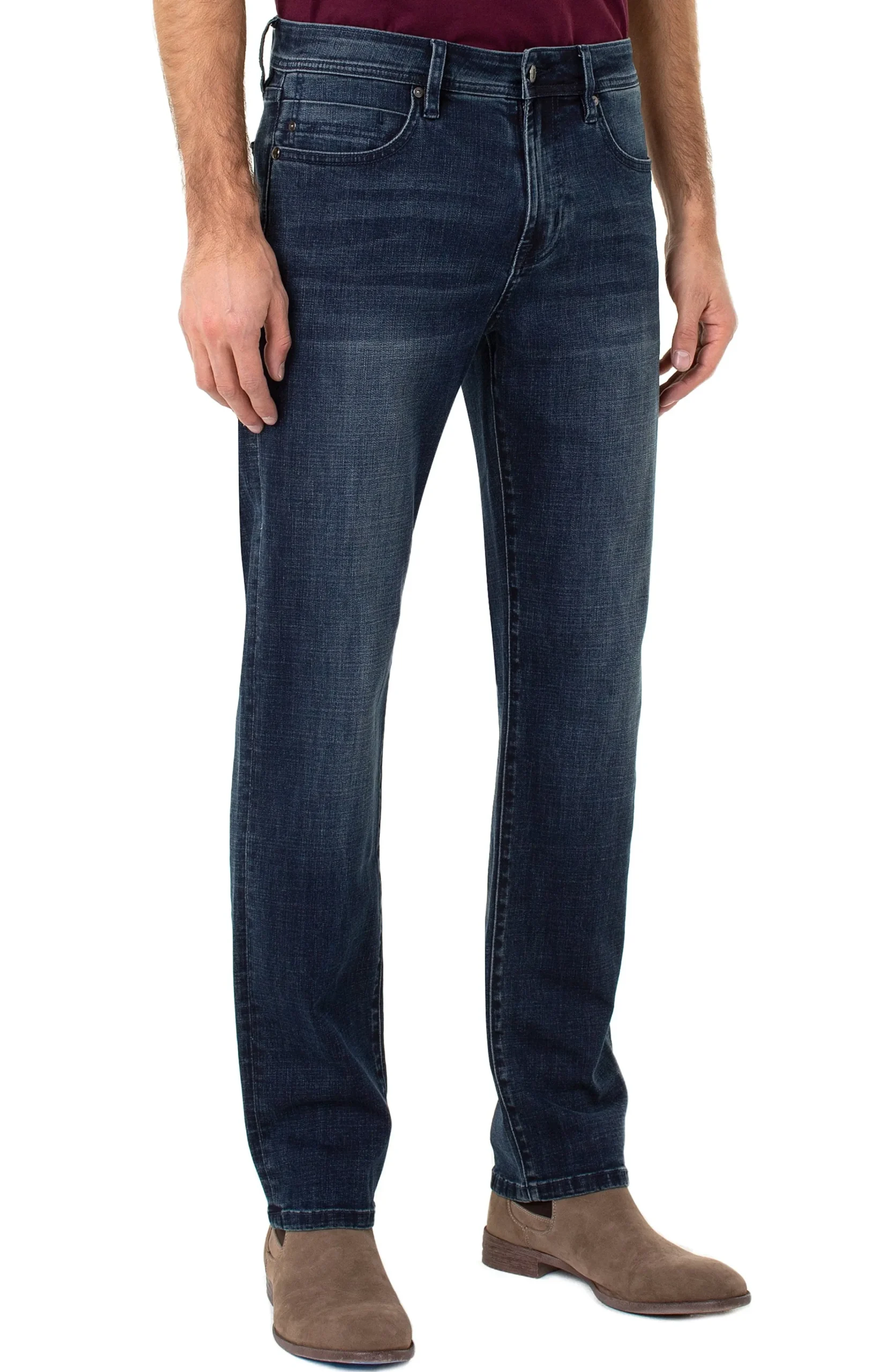 Liverpool Los Angeles Relaxed Straight|Jeans-REGENT RELAXED STRAIGHT WITH COOLMAX - ECO Paloaltodark