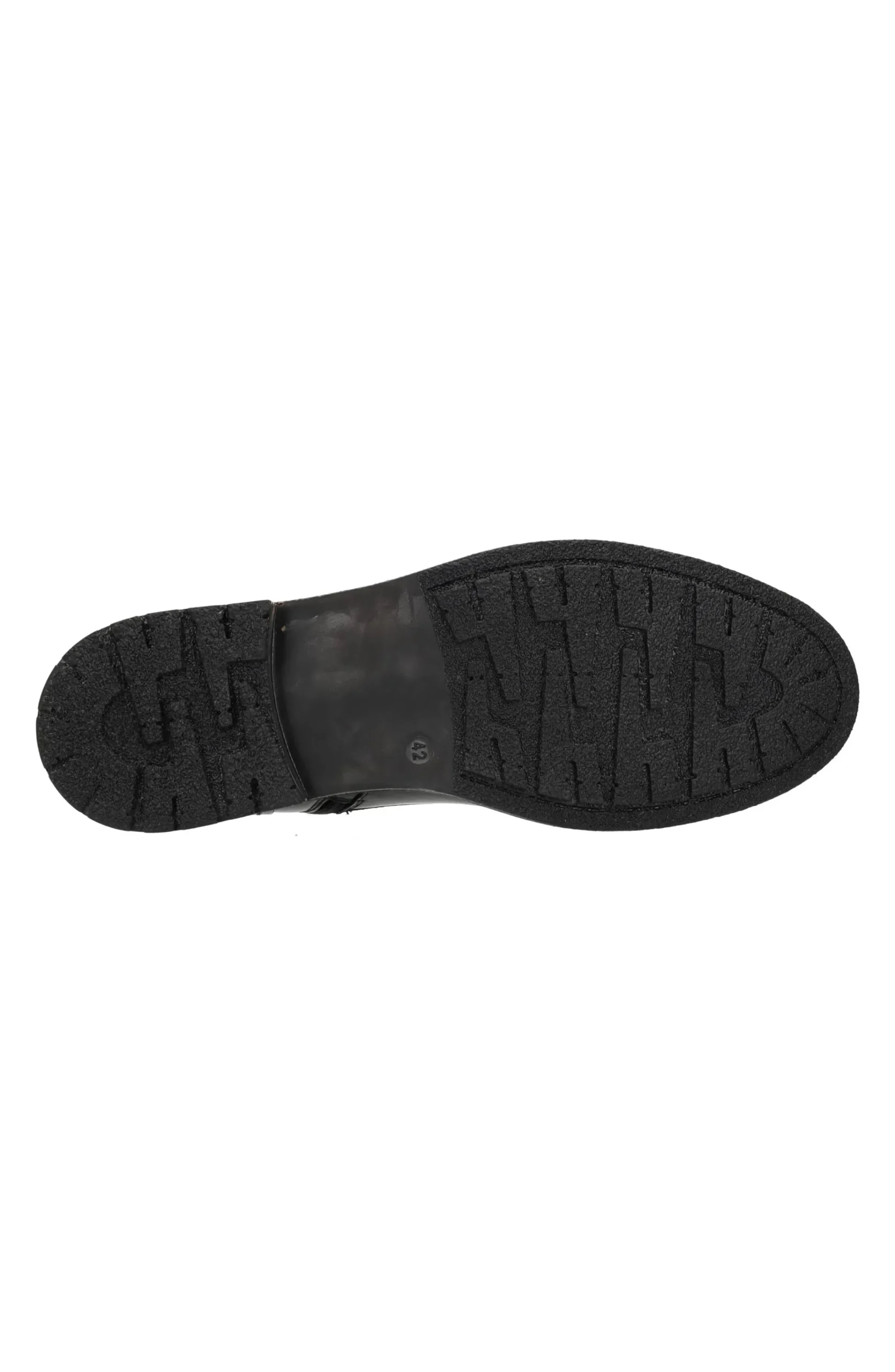 Liverpool Los Angeles Boots-RICHARD BURNISHED LEATHER LACE UP BOOT Black