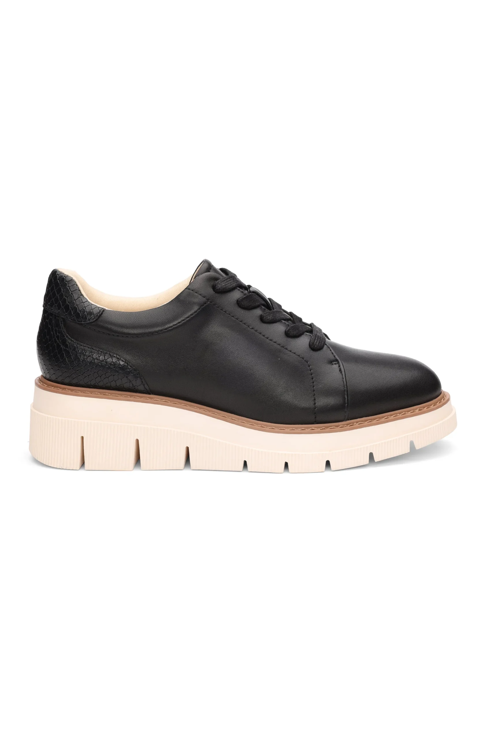 Liverpool Los Angeles Sneakers-RIVERSIDE LACE UP PLATFORM WITH RIDGE SOLE Black