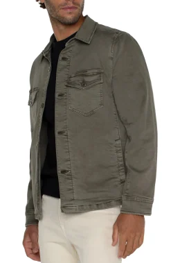 Liverpool Los Angeles Jackets & Blazers-SHIRT JACKET Pewtergreen