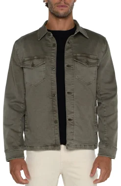 Liverpool Los Angeles Jackets & Blazers-SHIRT JACKET Pewtergreen