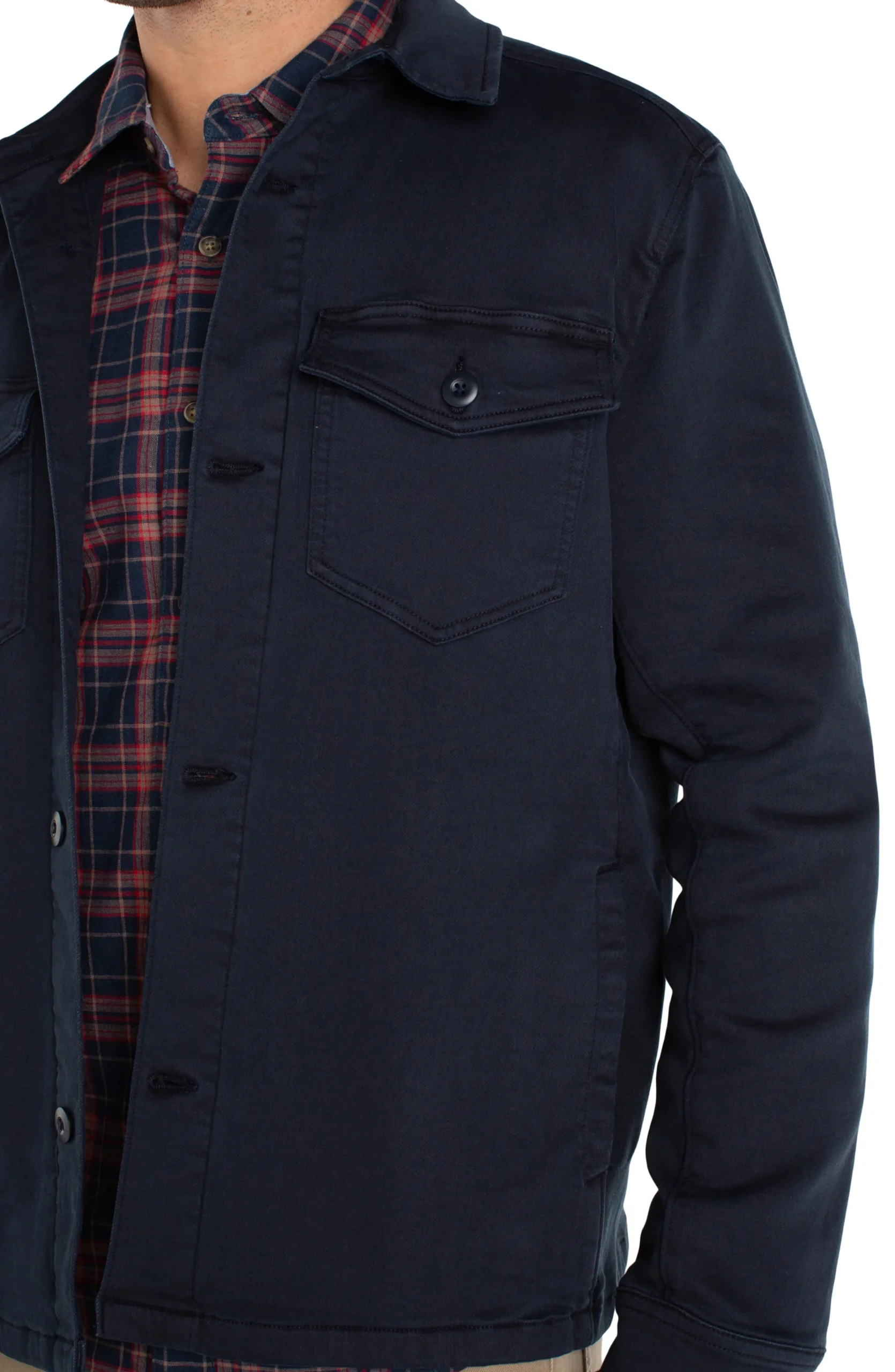 Liverpool Los Angeles Jackets & Blazers-SHIRT JACKET Navy