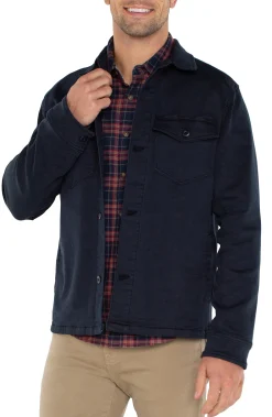 Liverpool Los Angeles Jackets & Blazers-SHIRT JACKET Navy