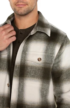 Liverpool Los Angeles Jackets & Blazers-SHIRT JACKET Ivoryolivemulti