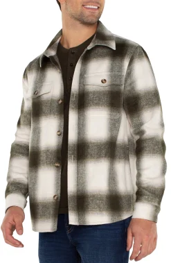 Liverpool Los Angeles Jackets & Blazers-SHIRT JACKET Ivoryolivemulti