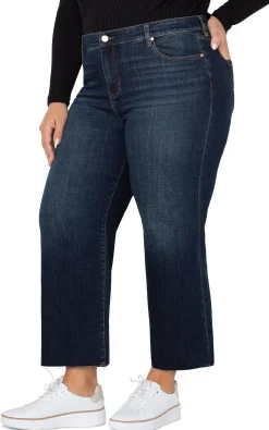 Liverpool Los Angeles Jeans-STRIDE HI-RISE CROP WITH WIDE CUT HEM Eastmoor