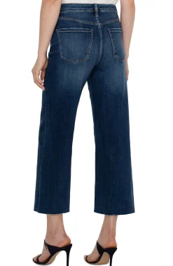 Liverpool Los Angeles Wide-Leg|Jeans-STRIDE HI-RISE WITH CUT HEM Bowers