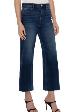 Liverpool Los Angeles Wide-Leg|Jeans-STRIDE HI-RISE WITH CUT HEM Bowers