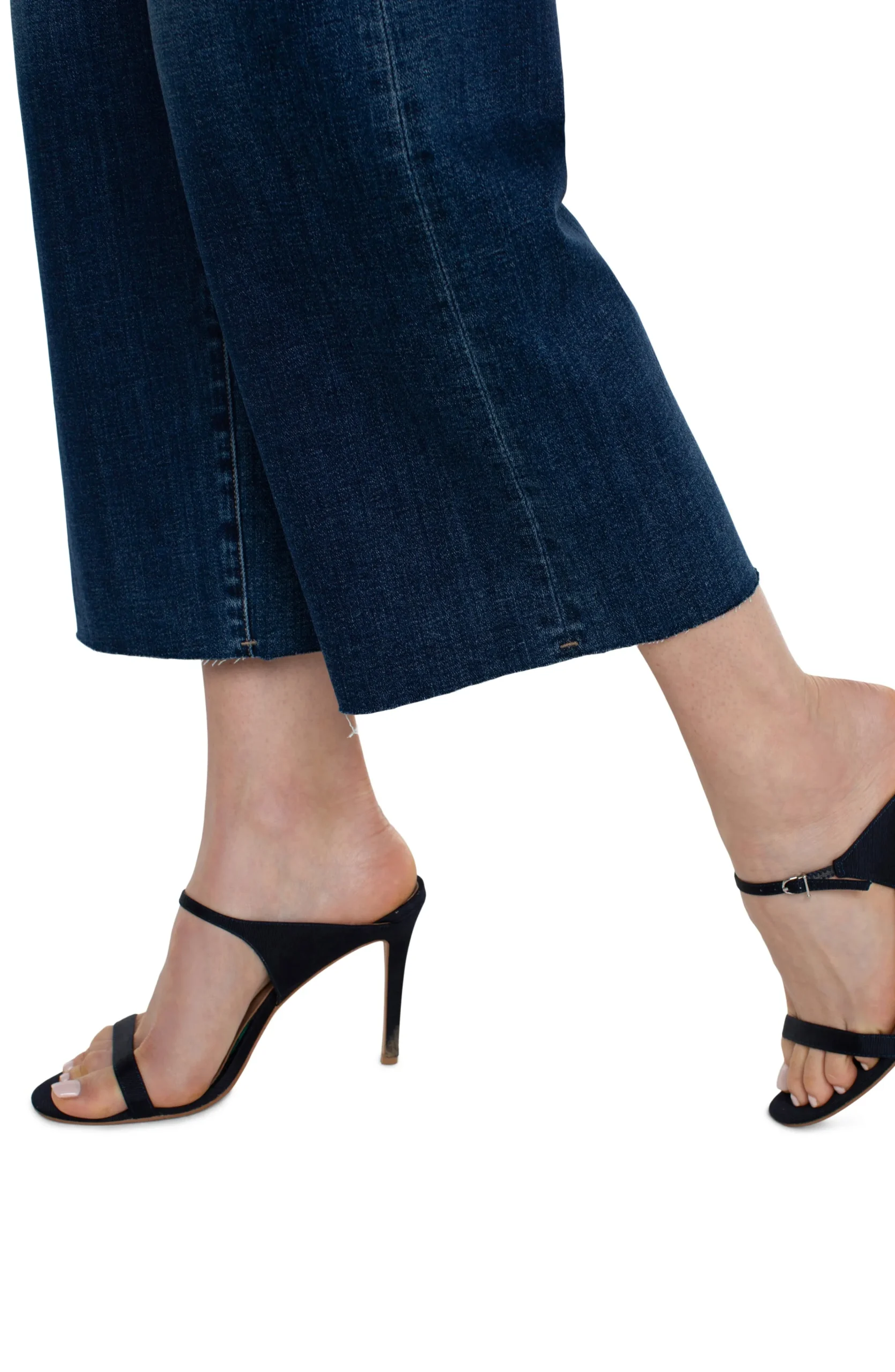 Liverpool Los Angeles Wide-Leg|Jeans-STRIDE HI-RISE WITH CUT HEM Bowers