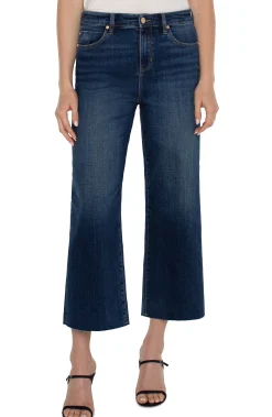 Liverpool Los Angeles Wide-Leg|Jeans-STRIDE HI-RISE WITH CUT HEM Bowers