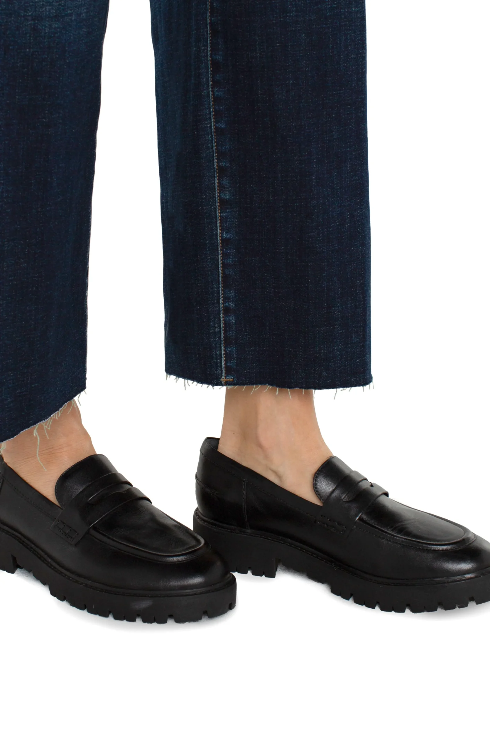 Liverpool Los Angeles Wide-Leg|Jeans-STRIDE HI-RISE WITH CUT HEM Eastmoor
