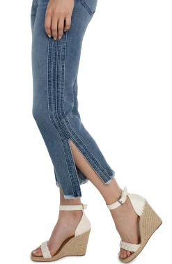 Liverpool Los Angeles Jeans|Crops-THE GIA GLIDER® CROP ECO FLARE Cherrycreek
