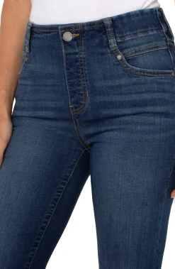 Liverpool Los Angeles Jeans|Crops-THE GIA GLIDER® CROP FLARE Bonelli