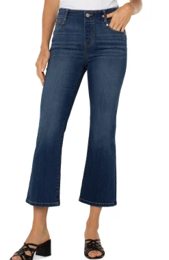 Liverpool Los Angeles Jeans|Crops-THE GIA GLIDER® CROP FLARE Bonelli