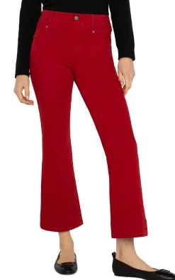 Liverpool Los Angeles Jeans|Crops-THE GIA GLIDER® CROP FLARE - ECO Carnelian