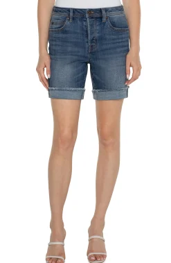 Liverpool Los Angeles Shorts|Shorts-THE KEEPER SHORT WITH FRAY CUFF - ECO Johnston