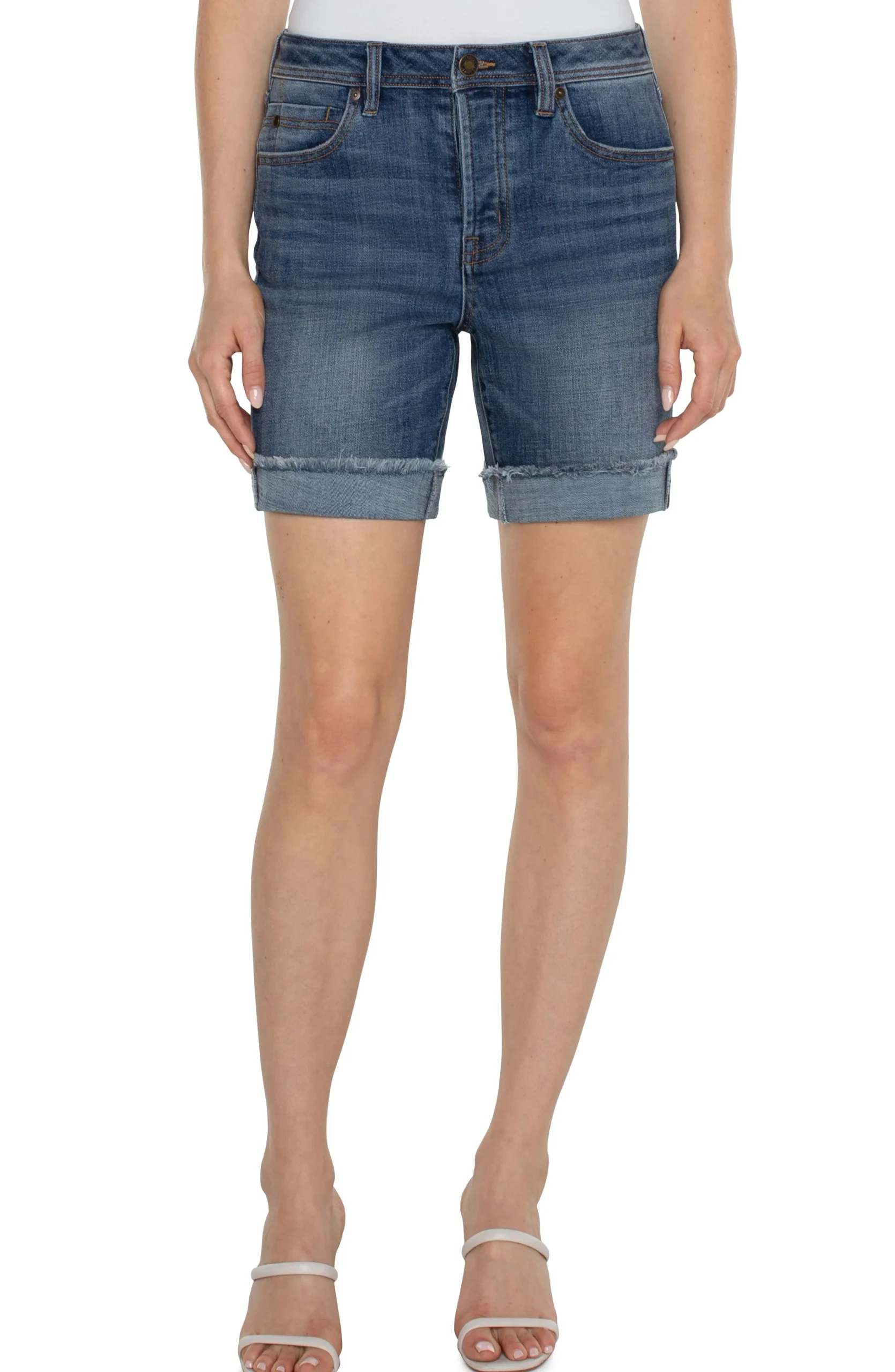 Liverpool Los Angeles Shorts|Shorts-THE KEEPER SHORT WITH FRAY CUFF - ECO Johnston