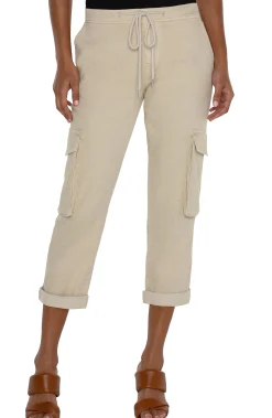 Liverpool Los Angeles Pants|Knit Pull-On-THE RASCAL WITH CARGO POCKETS - ECO Sandycove