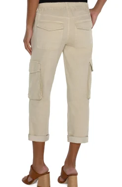 Liverpool Los Angeles Pants|Knit Pull-On-THE RASCAL WITH CARGO POCKETS - ECO Sandycove