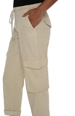 Liverpool Los Angeles Pants|Knit Pull-On-THE RASCAL WITH CARGO POCKETS - ECO Sandycove