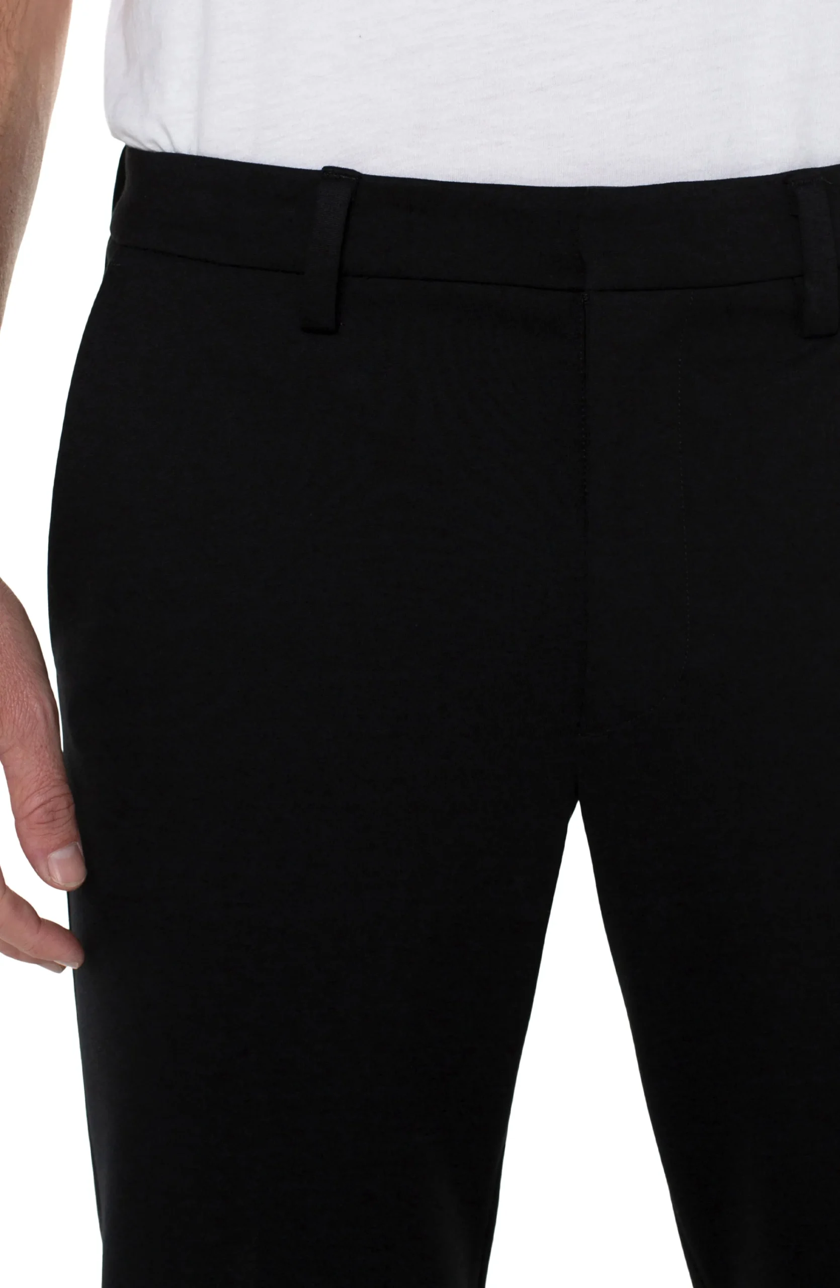 Liverpool Los Angeles Pants-TROUSER STRAIGHT Black