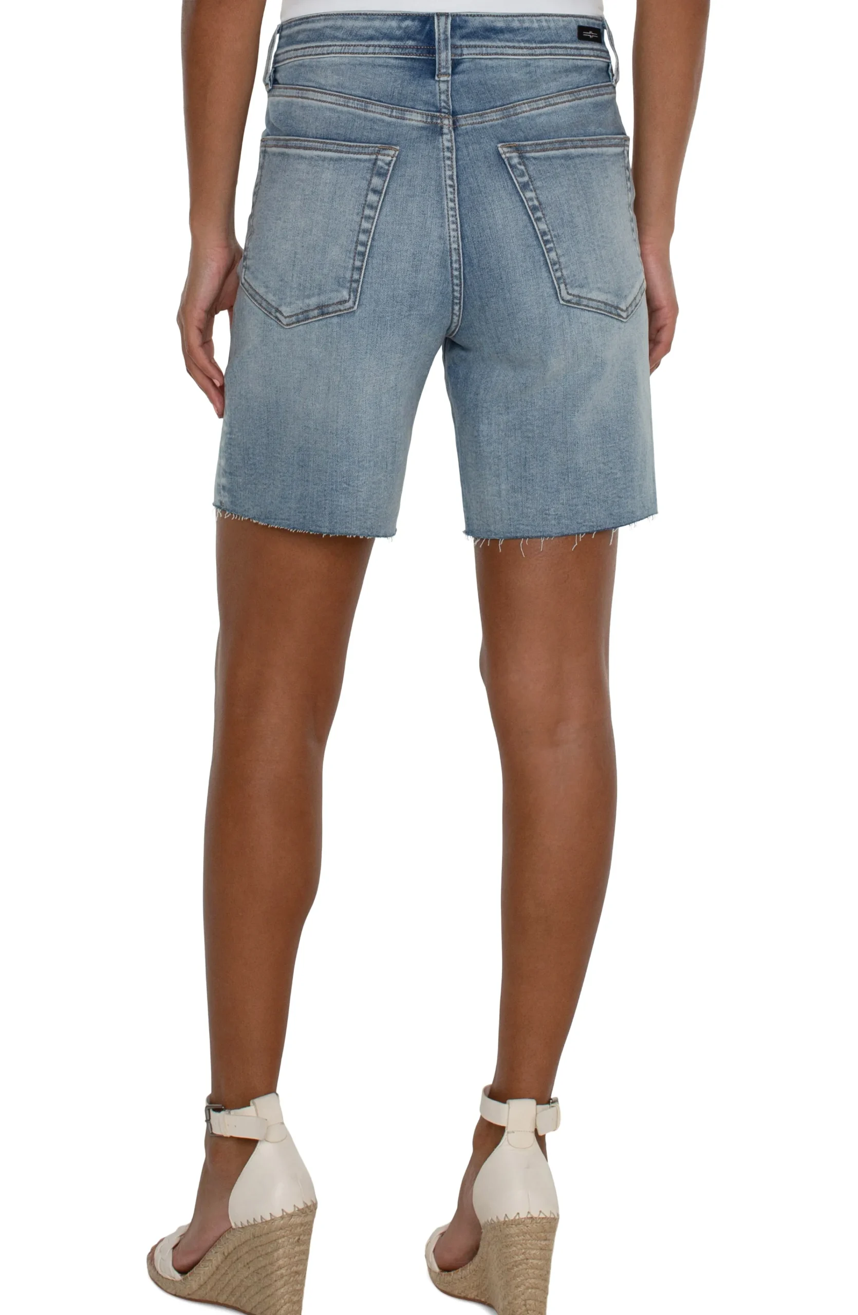 Liverpool Los Angeles Shorts|Shorts-TUCKER HI-RISE ECO CUT OFF SHORT Bancroft