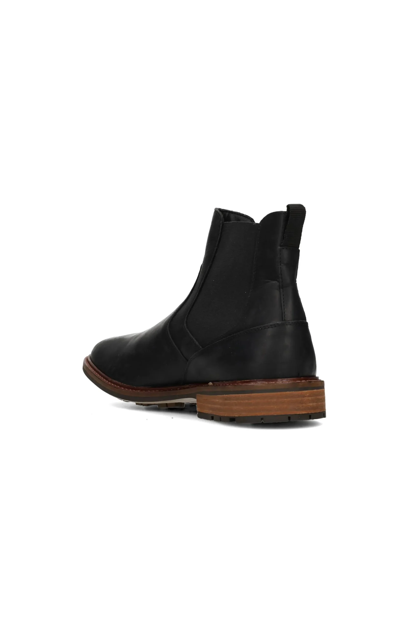 Liverpool Los Angeles Boots-WARREN BURNISHED LEATHER BOOT Black