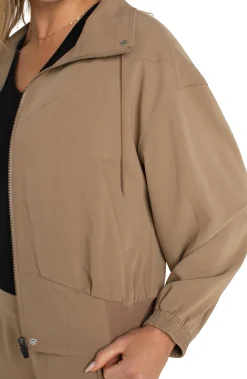 Liverpool Los Angeles Jackets-ZIP UP DOLMAN JACKET Palosanto
